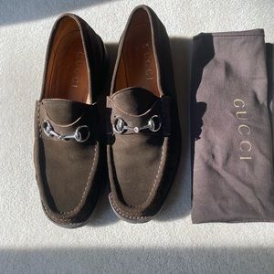Mens Gucci Horsebit Loafers - size 10.5